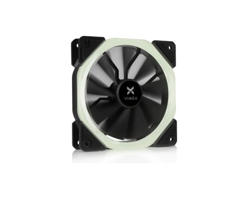 Кулер до корпусу Vinga LED fan-01 white