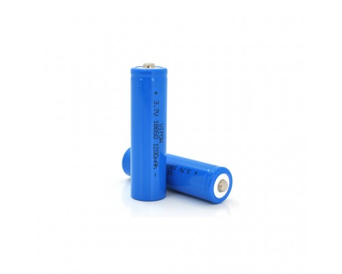 Акумулятор 18650 1200mAh, TipTop, 3.7V, Blue Vipow (ICR18650-1200mAhTT)