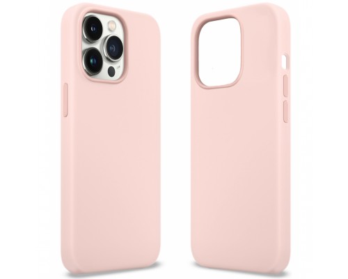 Чохол до мобільного телефона MakeFuture Apple iPhone 13 Pro Premium Silicone Chalk Pink (MCLP-AI13PCP)