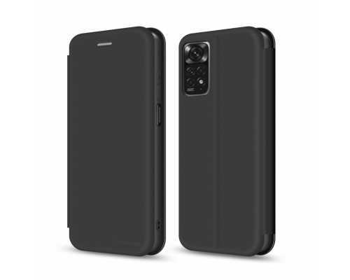 Чохол до мобільного телефона MakeFuture Xiaomi Redmi Note 11 Flip (Soft-Touch PU) Black (MCP-XRN11BK)