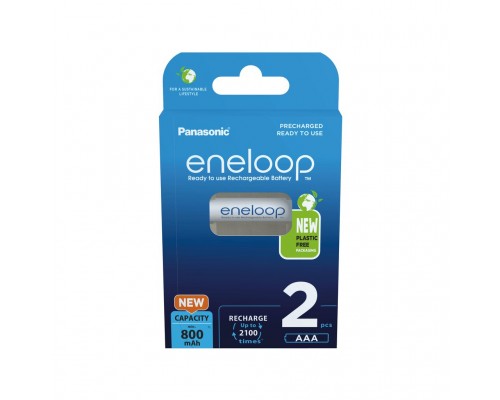 Акумулятор Panasonic Eneloop AAA 800mAh NI-MH * 2 (BK-4MCDE/2BE)