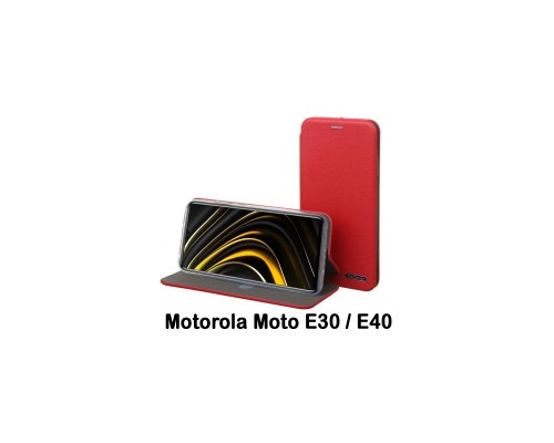 Чохол до мобільного телефона BeCover Exclusive Motorola Moto E30 / E40 Burgundy Red (707906)