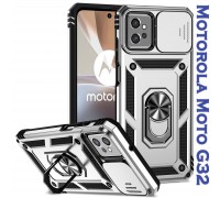 Чохол до мобільного телефона BeCover Military Motorola Moto G32 Silver (708181)