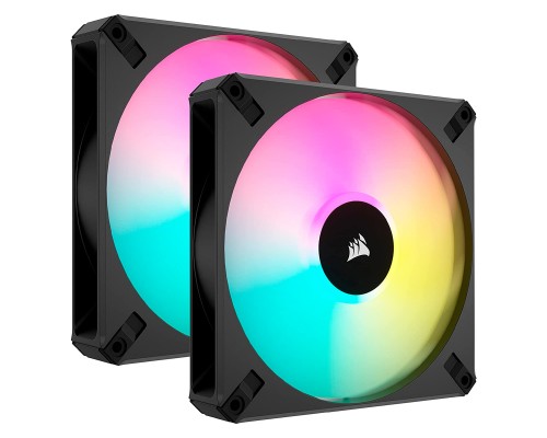 Кулер до корпусу Corsair AF140 RGB Elite Dual Pack (CO-9050156-WW)