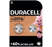 Батарейка Duracell CR 2016 / DL 2016 * 2 (5007667/5010969/5014810)