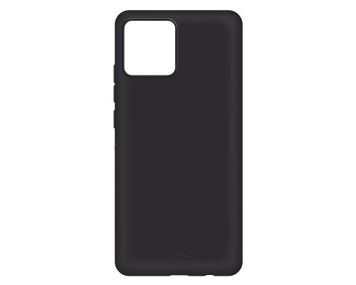 Чохол до мобільного телефона MAKE Moto G72 Skin Black (MCS-MG72BK)