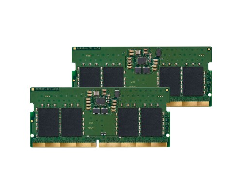 Модуль пам'яті для ноутбука SoDIMM DDR5 32GB (2x16GB) 4800 MHz Kingston (KVR48S40BS8K2-32)