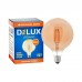 Лампочка Delux Globe G125 8Вт E27 2700К amber filament (90016726)