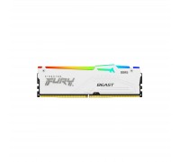 Модуль пам'яті для комп'ютера DDR5 32GB 6000 MHz Beast AM5 RGB White Kingston Fury (ex.HyperX) (KF560C36BWEA-32)