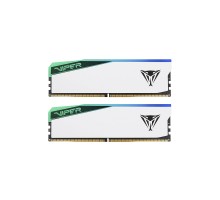 Модуль пам'яті для комп'ютера DDR5 32GB (2x16GB) 6200 MHz Viper Elite 5 RGB Patriot (PVER532G62C42KW)