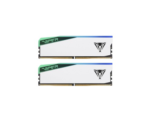 Модуль пам'яті для комп'ютера DDR5 32GB (2x16GB) 6200 MHz Viper Elite 5 RGB Patriot (PVER532G62C42KW)