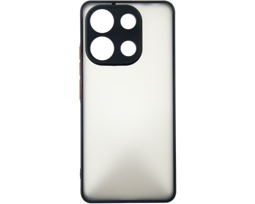 Чохол до мобільного телефона Dengos Matte Xiaomi Redmi Note 13 4G (black) (DG-TPU-MATT-140)