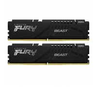 Модуль пам'яті для комп'ютера DDR5 32GB (2x16GB) 6800 MHz Beast Black Kingston Fury (ex.HyperX) (KF568C34BBK2-32)