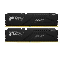 Модуль пам'яті для комп'ютера DDR5 32GB (2x16GB) 6800 MHz Beast Black Kingston Fury (ex.HyperX) (KF568C34BBK2-32)