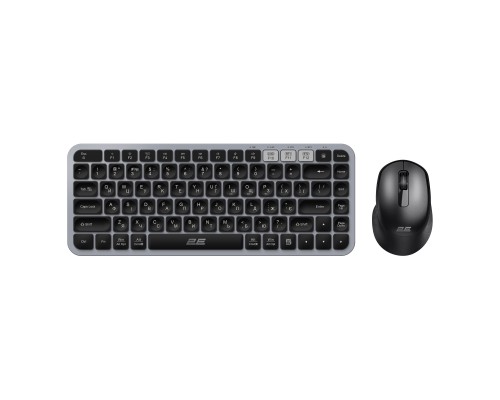 Комплект 2E MK430 Wireless/Bluetooth UA Black/Grey (2E-MK430WBGR_UA)