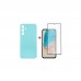 Чохол до мобільного телефона Dengos Samsung Galaxy M35 5G Soft + glass Ice Blue (DG-KM-107)