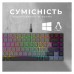 Клавіатура GamePro MK141R Red Swich Low Profile RGB USB Dark Gray (MK141R)