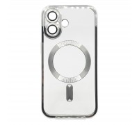 Чохол до мобільного телефона BeCover TPU Chrome Case (MagSafe) для Apple iPhone 16 Silver (712073)