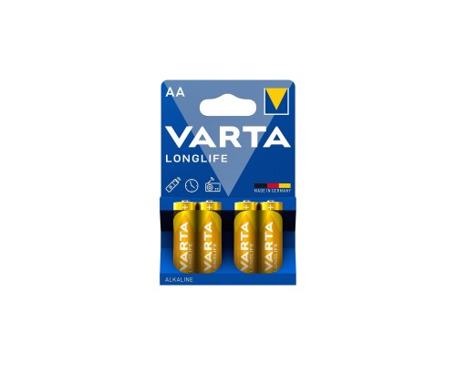 Батарейка Varta AA Longlife LR6 * 4 (04106101414)