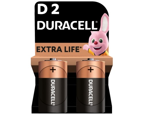 Батарейка Duracell D LR20 лужна 2шт. в упаковці (81545439/5005987/5014435)