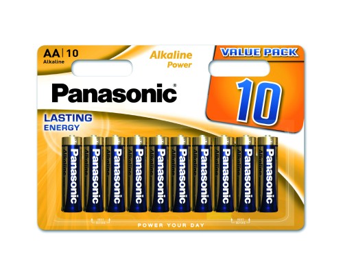 Батарейка Panasonic LR06 Alkaline Power * 10 (LR6REB/10BW)