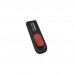 USB флеш накопичувач ADATA 64GB C008 Black+Red USB 2.0 (AC008-64G-RKD)