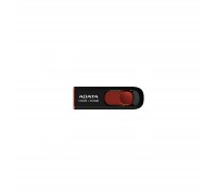 USB флеш накопичувач ADATA 64GB C008 Black+Red USB 2.0 (AC008-64G-RKD)