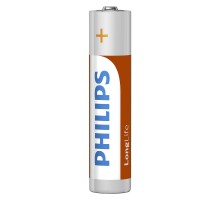 Батарейка Philips AAA R03 LongLife Zinc Carbon * 4 (R03L4B/10)