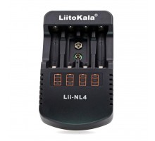 Зарядний пристрій для акумуляторів Liitokala 4 Slots, LED, Li-ion/Ni-MH/Ni-Cd/AA/ААA/AAAA/С (Lii-NL4)