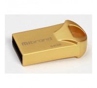 USB флеш накопичувач Mibrand 64GB Hawk Gold USB 2.0 (MI2.0/HA64M1G)