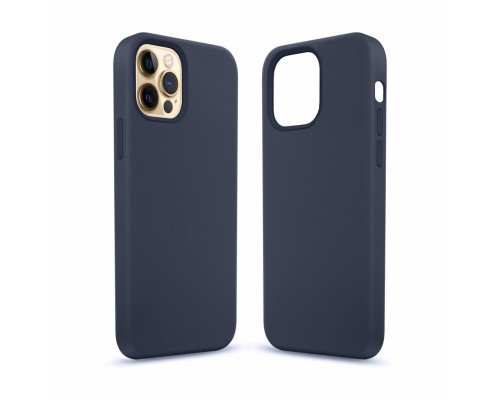 Чохол до мобільного телефона MakeFuture Apple iPhone 12 Pro Max Premium Silicone Deep Navy (MCLP-AI12PMDN)