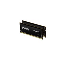 Модуль пам'яті для ноутбука SoDIMM DDR4 32GB (2x16GB) 2666 MHz Fury Impact Kingston Fury (ex.HyperX) (KF426S15IB1K2/32)