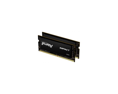 Модуль пам'яті для ноутбука SoDIMM DDR4 32GB (2x16GB) 2666 MHz Fury Impact Kingston Fury (ex.HyperX) (KF426S15IB1K2/32)