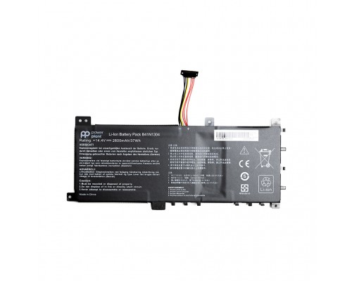 Акумулятор до ноутбука ASUS V451L (B41N1304) 14.4V 2600mAh PowerPlant (NB431403)