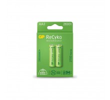 Акумулятор Gp AA R6 ReCyko battery 2600mAh AA (2700Series, 2 battery pack) (270ААHCE-EB2(Recyko) / 4891199186370)