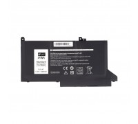 Акумулятор до ноутбука DELL Latitude 7280 (DJ1J0) 11.4V 3600mAh PowerPlant (NB441488)