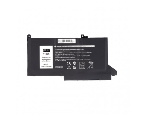 Акумулятор до ноутбука DELL Latitude 7280 (DJ1J0) 11.4V 3600mAh PowerPlant (NB441488)