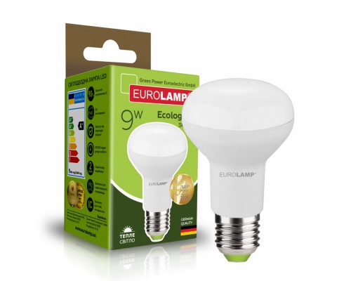 Лампочка Eurolamp LED R63 9W E27 3000K 220V (LED-R63-09272(P))