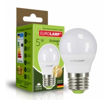 Лампочка Eurolamp LED G45 5W E27 3000K 220V (LED-G45-05273(P))