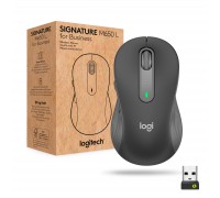 Мишка Logitech Signature M650 L Wireless Mouse for Business Graphite (910-006348)