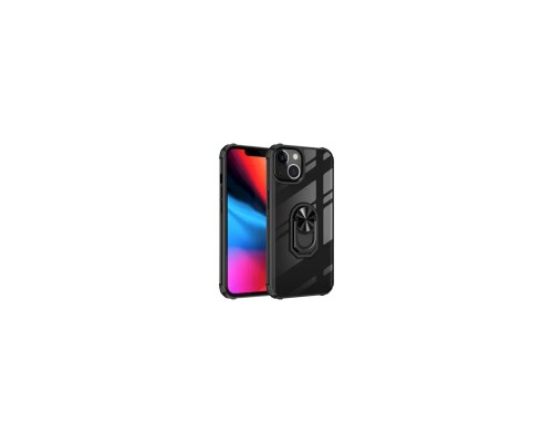 Чохол до мобільного телефона Drobak Magnetic Ring Case with Airbag Apple iPhone 11 Pro Black (707013)