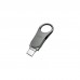 USB флеш накопичувач Silicon Power 128 GB DriveMobile C80 USB 3.1 + Type-C Silver (SP128GBUC3C80V1S)