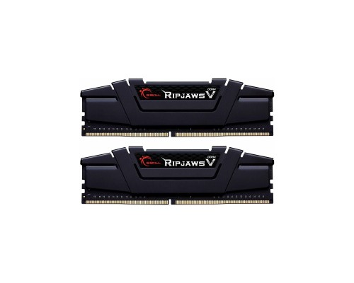 Модуль пам'яті для комп'ютера DDR4 64GB (2x32GB) 4400 MHz RipjawsV Black G.Skill (F4-4400C19D-64GVK)