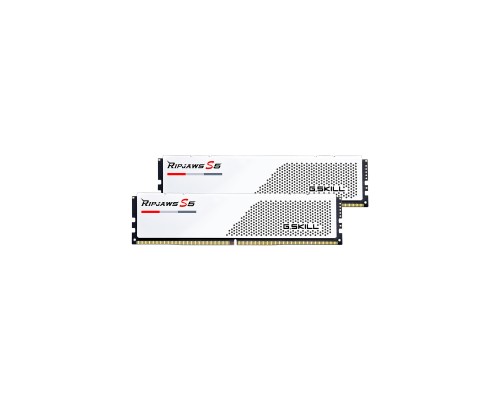 Модуль пам'яті для комп'ютера DDR5 32GB (2x16GB) 5200 MHz Ripjaws S5 White G.Skill (F5-5200J3636C16GX2-RS5W)