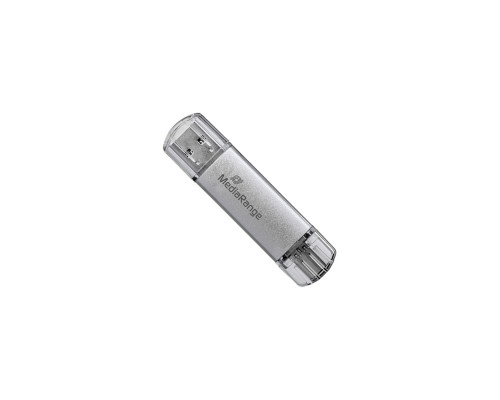 USB флеш накопичувач Mediarange 128GB Silver USB 3.0 / Type-C (MR938)