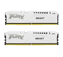 Модуль пам'яті для комп'ютера DDR5 32GB (2x16GB) 5600 MHz Beast White Kingston Fury (ex.HyperX) (KF556C36BWEK2-32)