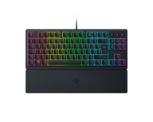 Клавіатура Razer Ornata V3 TKL RGB 84key Mecha-Membrane Switch USB UA Black (RZ03-04881800-R371)