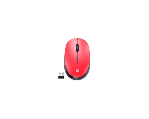 Мишка Defender Auris MB-027 Silent Wireless Red (52026)