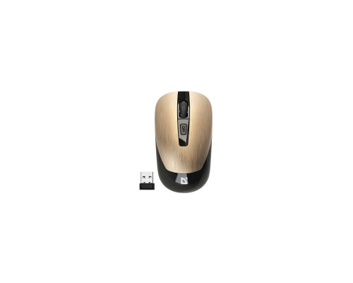 Мишка Defender Wave MM-995 Silent Wireless Gold (52994)