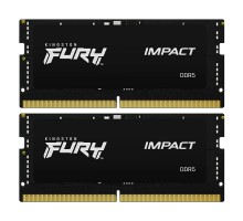 Модуль пам'яті для ноутбука SoDIMM DDR5 32GB (2x16GB) 6000 MHz Impact Kingston Fury (ex.HyperX) (KF560S38IBK2-32)